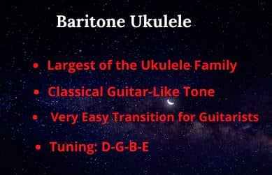 Baritone Ukulele Features