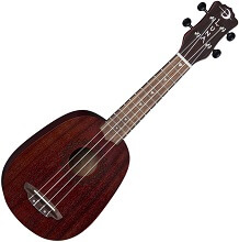 luna vintage mahogany baritone ukulele