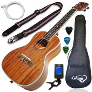 Lohanu Concert Ukulele (LU-C) Bundle