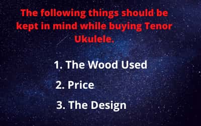 Tenor Ukulele buying Guide