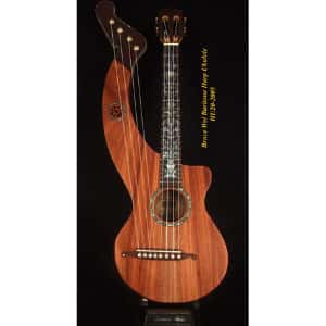 Bruce Wei Harp Baritone Ukulele