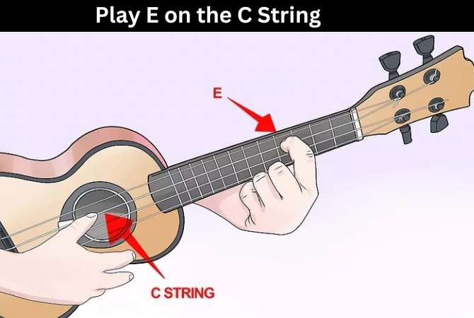 Play E on the C String 