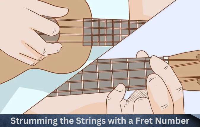 Strumming the Strings with a Fret Number